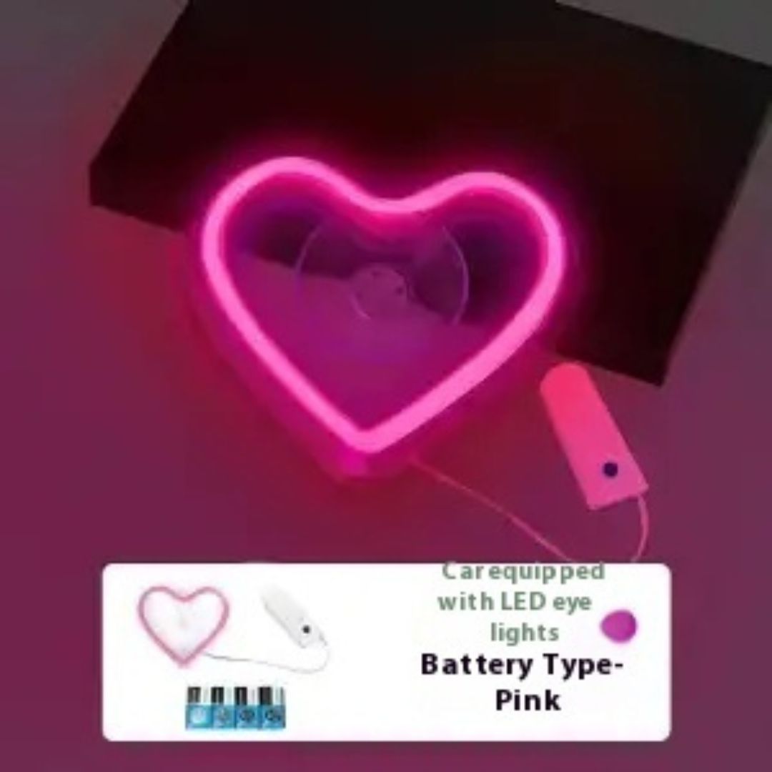 GlowHeart™ Neon Car Light
