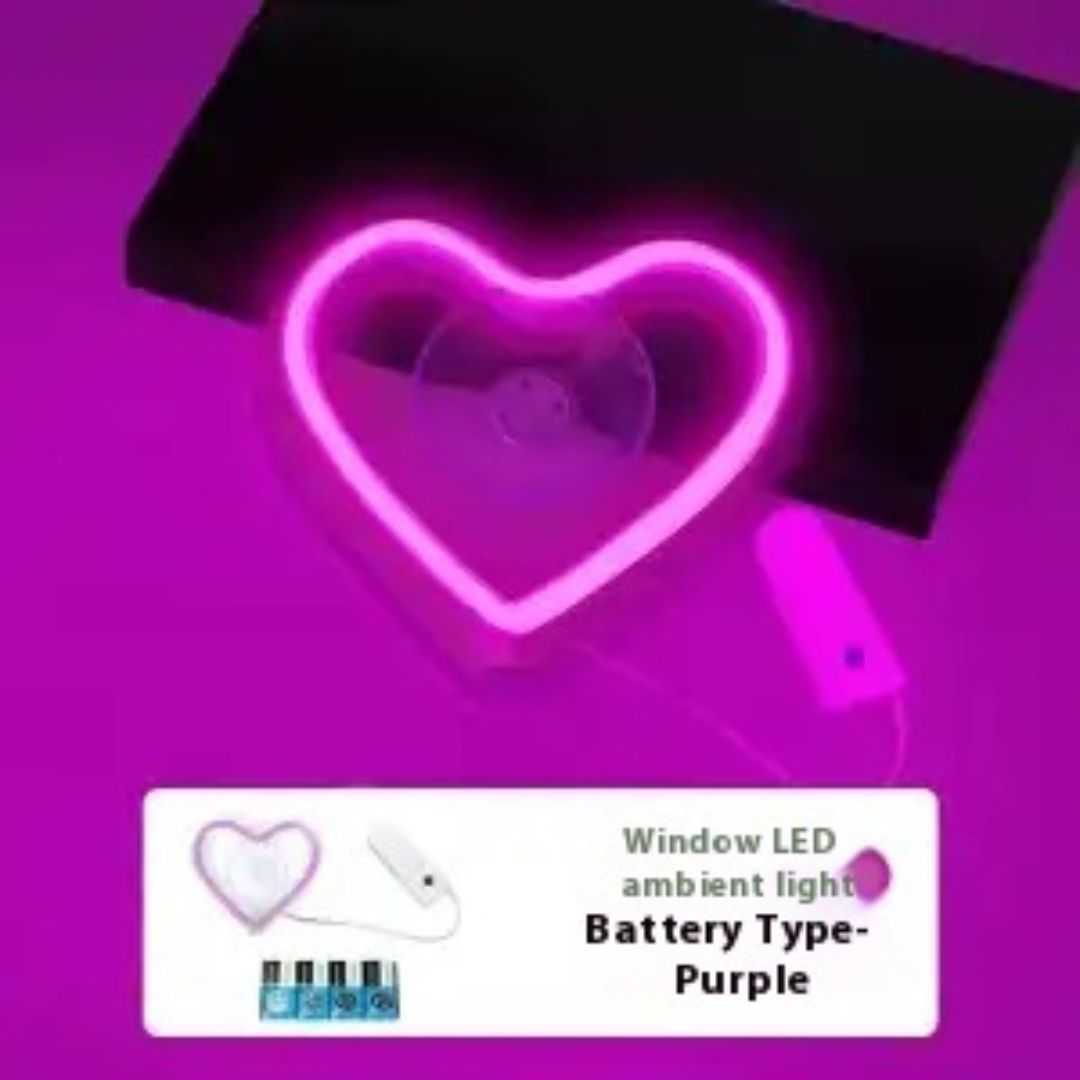 GlowHeart™ Neon Car Light
