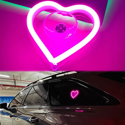 GlowHeart™ Neon Car Light