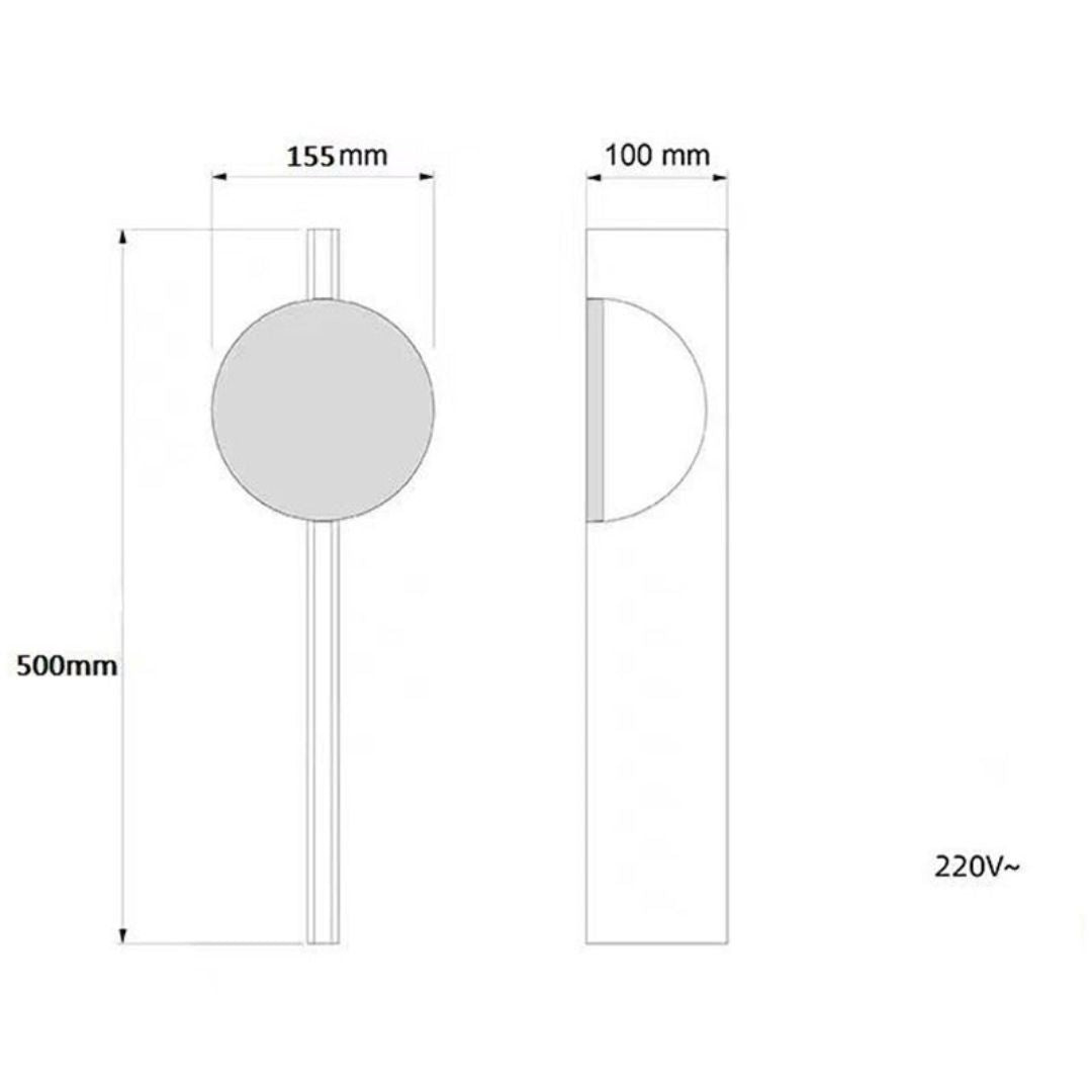 RippleLux™ LED Wall Lamp